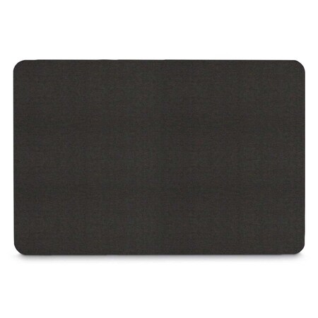 United Visual Products Corkboard, Fabric, 3 Door, Satin/Blk, 72x36" UV306-SATIN-BLACK